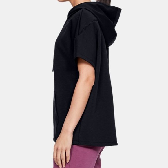 Under Armour Double Knit Short Sleeve Hooded Tunic - Picture 3 of 9